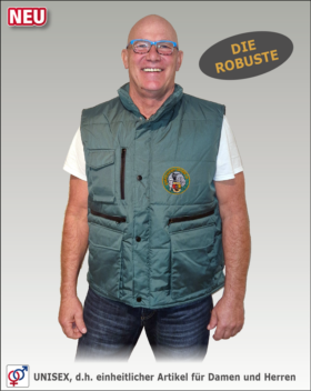 Unisex-Bodywarmer mit Logo bestickt